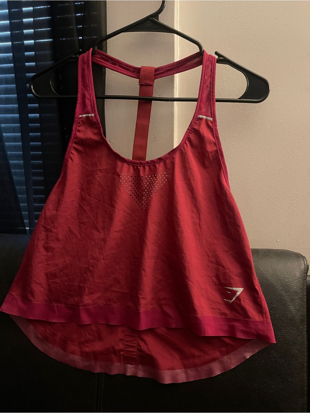 Gymshark T-bar Vest Tank Top  Maroon Size Medium NWOT RARE